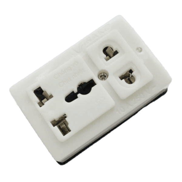 Ổ cắm 2 ngả đa năng K3 10A 250V