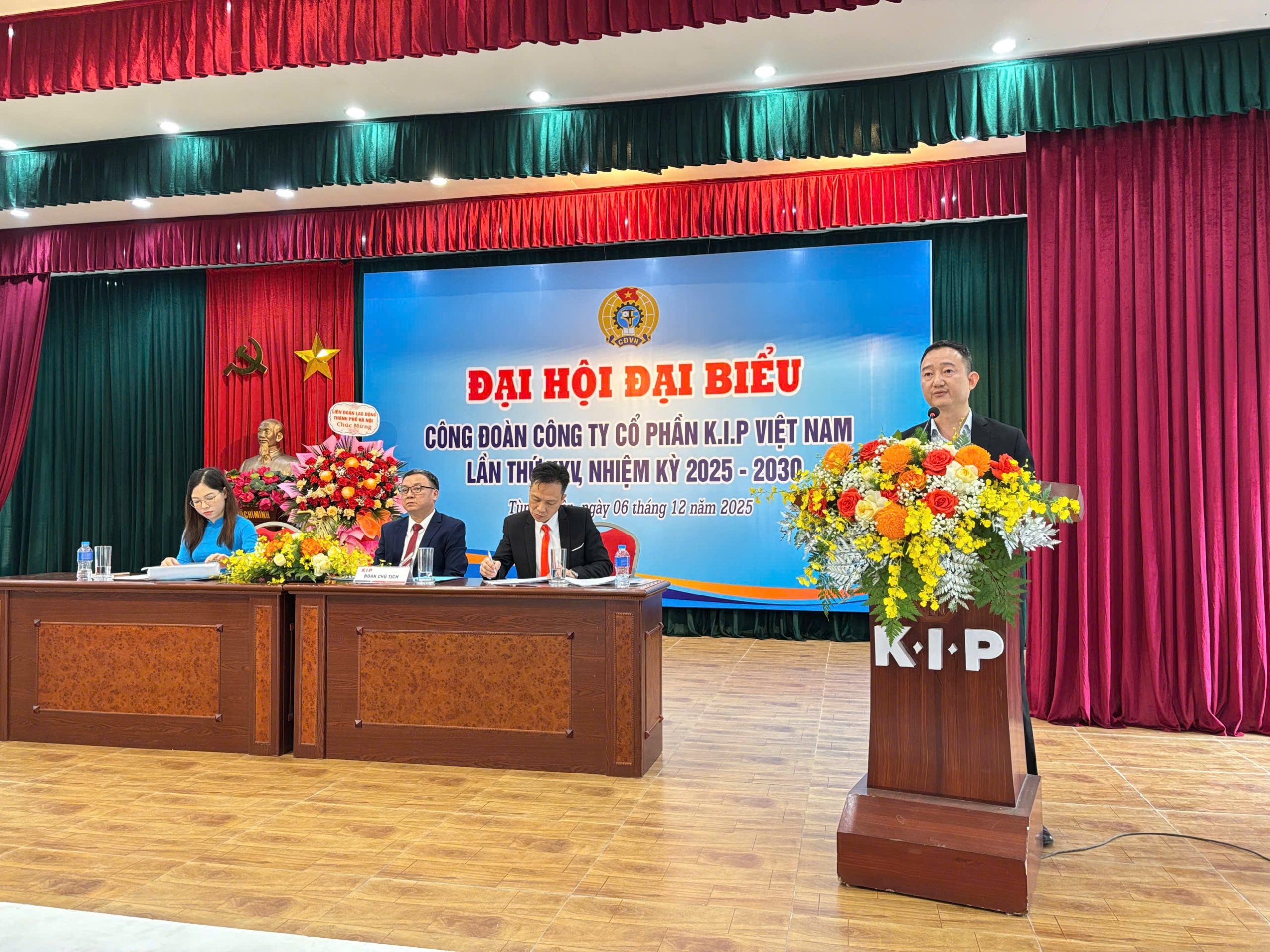 Đại hội đại biểu Công đoàn công ty cổ phần K.I.P Việt Nam lần thứ XXV, Nhiệm kỳ 2025 - 2030